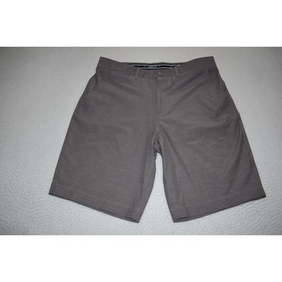 Johnnie-O Golf Shorts Mens Size 33 Wicking Performance Polyester Blend Purple - Picture 1 of 6